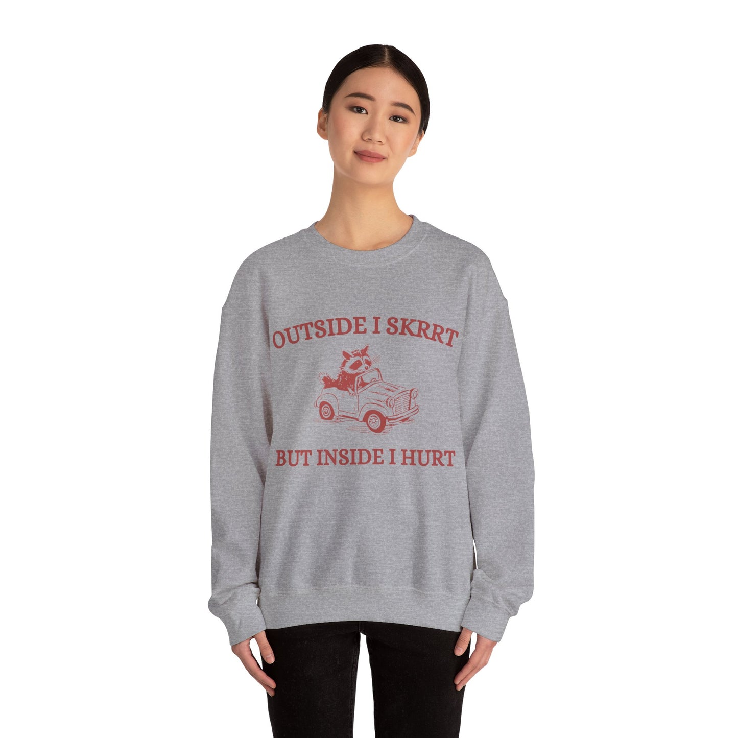 Outside I Skrrrt Crewneck