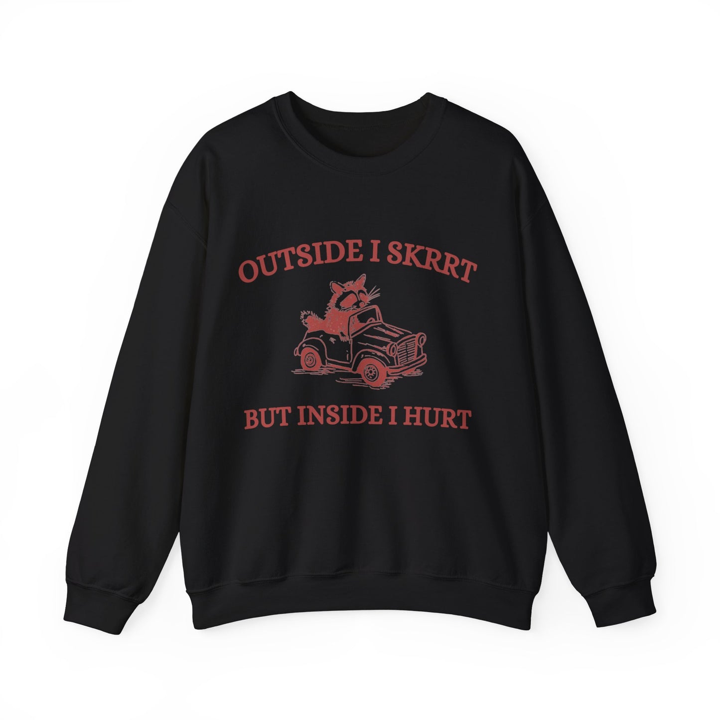 Outside I Skrrrt Crewneck