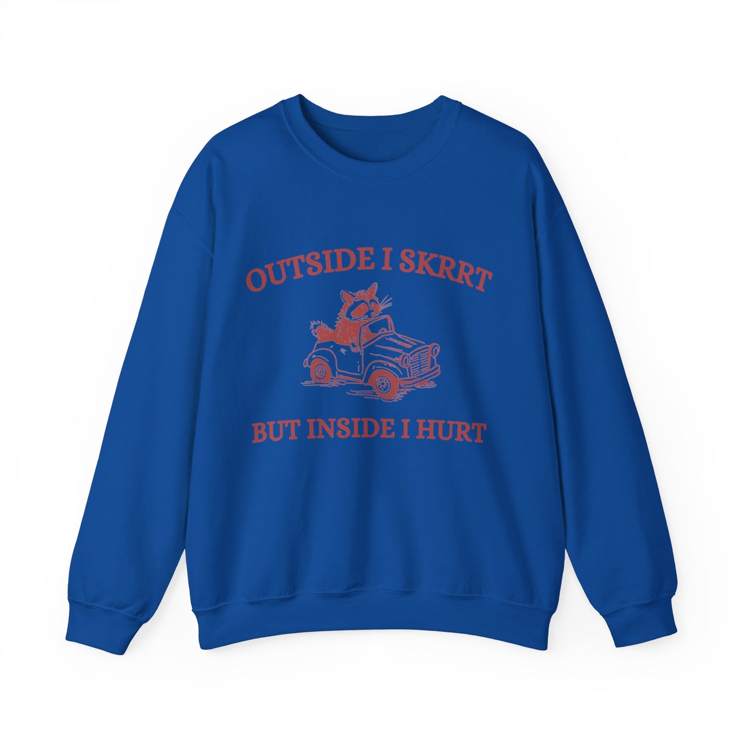Outside I Skrrrt Crewneck