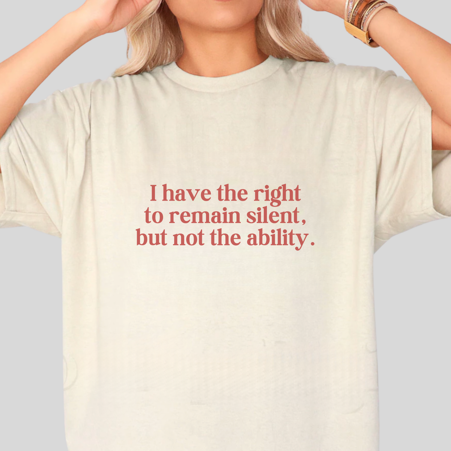 Right to Remain Silent Tee