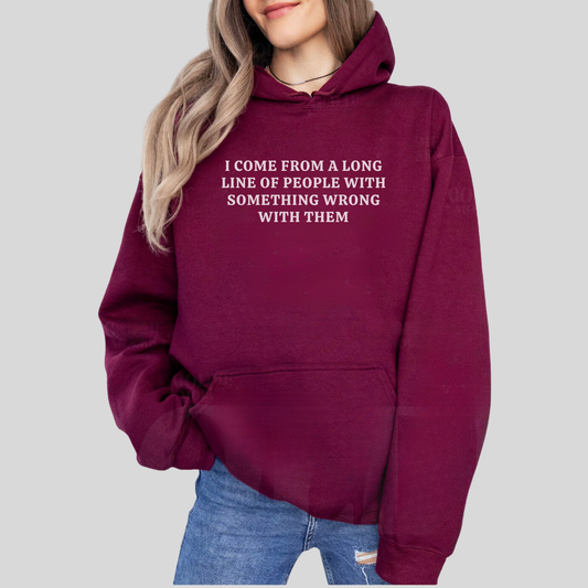 Long Line of People Hoodie